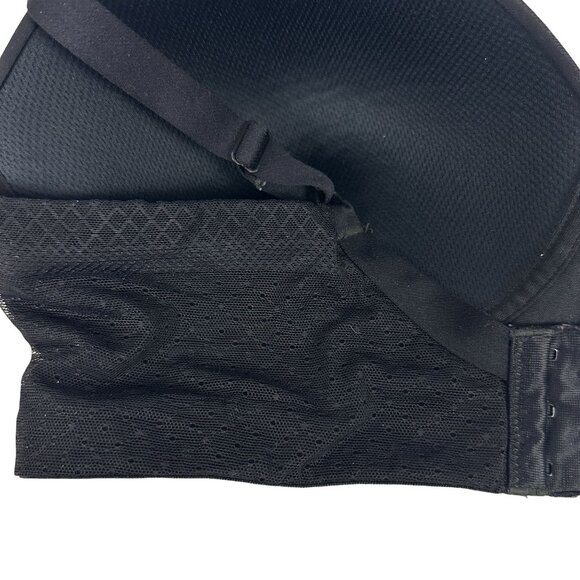 Vanity Fair Womens Breathable Luxe Full Figure Wirefree 71265 Bra Size 38C Black - Picture 6 of 8